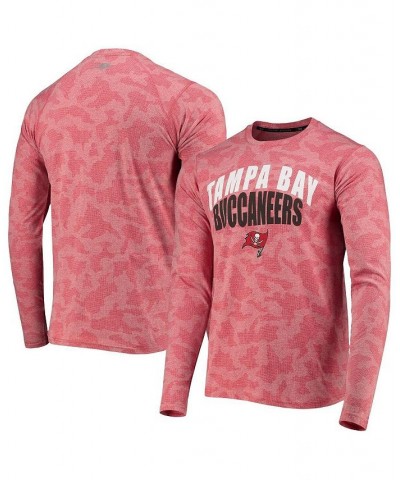 Men's Red Tampa Bay Buccaneers Camo Long Sleeve T-shirt $37.79 T-Shirts