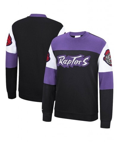 Men's Black Toronto Raptors Perfect Season Fleece Pullover Sweatshirt $31.57 Sweatshirt