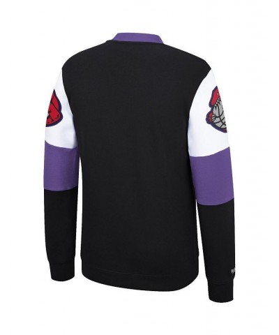 Men's Black Toronto Raptors Perfect Season Fleece Pullover Sweatshirt $31.57 Sweatshirt