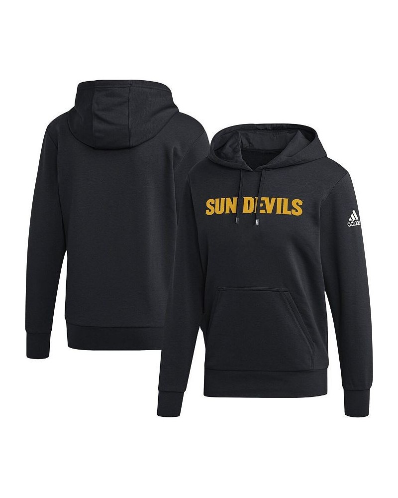 Men's Black Arizona State Sun Devils Locker Font Pullover Hoodie $35.99 Sweatshirt