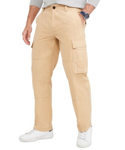 Men's Regular Fit Cargo Pants Brown $36.50 Pants