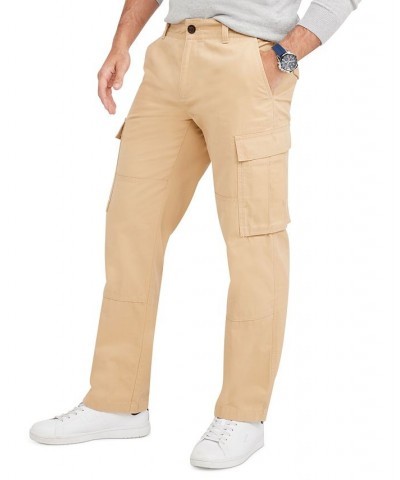 Men's Regular Fit Cargo Pants Brown $36.50 Pants