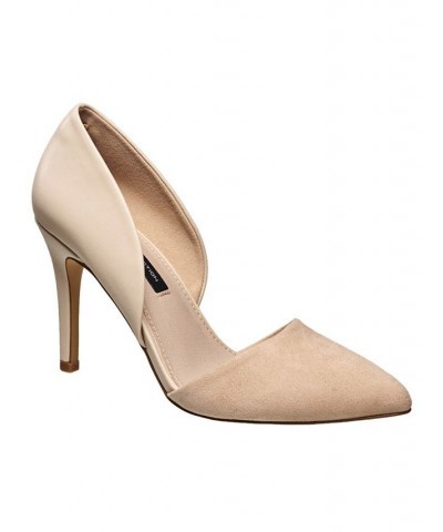 Women's Pointy Dorsey Pumps Tan/Beige $39.96 Shoes