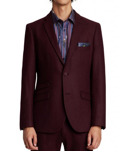 Men's Slim-Fit Suit Jacket Red $33.00 Suits