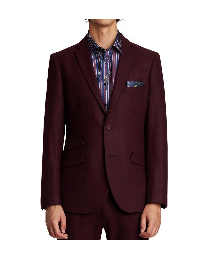 Men's Slim-Fit Suit Jacket Red $33.00 Suits