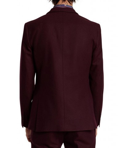 Men's Slim-Fit Suit Jacket Red $33.00 Suits