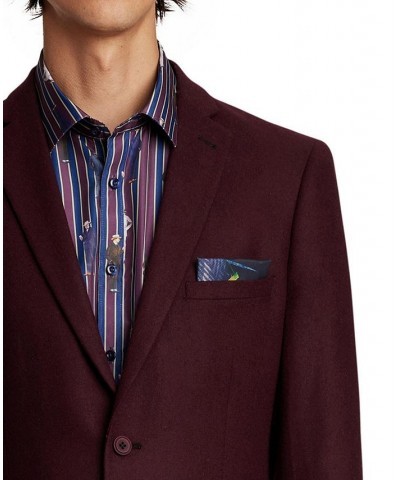 Men's Slim-Fit Suit Jacket Red $33.00 Suits