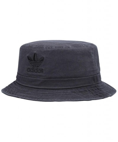 Men's Black Washed Bucket Hat $24.35 Hats