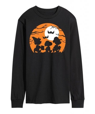 Men's Peanuts Trick or Treating T-shirt Black $22.35 T-Shirts