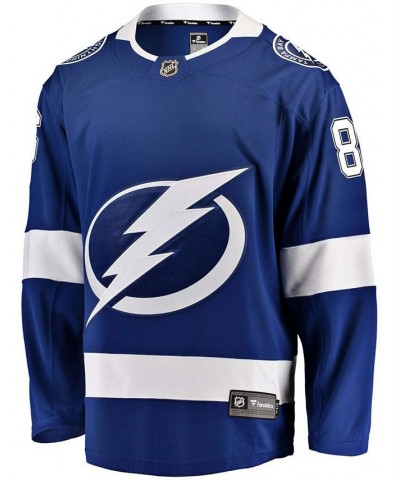 Men's Nikita Kucherov Blue Tampa Bay Lightning Home Breakaway Player Jersey $57.81 Jersey