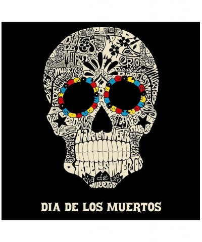 Men's Premium Word Art T-Shirt - Dia De Los Muertos Black $21.15 T-Shirts