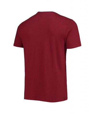 Men's Burgundy Washington Commanders Logo Imprint Super Rival T-shirt $13.60 T-Shirts