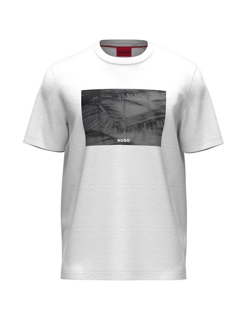 Men's Dedellin Palm Tree Graphic T-Shirt White $34.68 T-Shirts