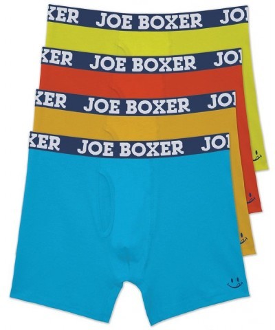 Men's Fun Stretch Boxer Briefs, 4 Piece Set $24.00 Underwear