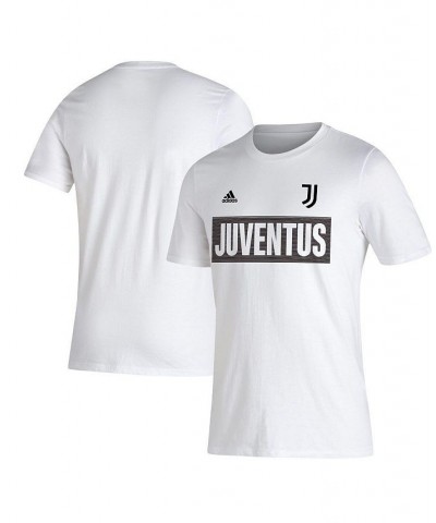 Men's White Juventus Box T-shirt $14.70 T-Shirts