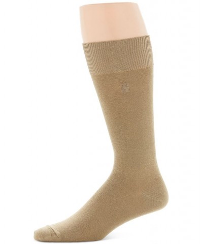 Portfolio Men's Moisture-Wicking Crew Socks Tan/Beige $9.80 Socks