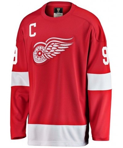 Men's Gordie Howe Red Detroit Red Wings Premier Breakaway Retired Player Jersey $54.00 Jersey