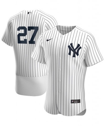 Men's Giancarlo Stanton White New York Yankees Home Authentic Player Jersey $111.60 Jersey