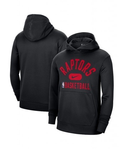 Men's Black Toronto Raptors 2021-2022 Spotlight On Court Performance Practice Pullover Hoodie $26.04 Sweatshirt