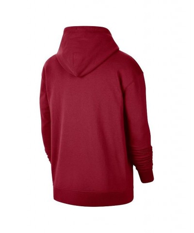 Men's Brand Crimson Oklahoma Sooners Travel Fleece Full-Zip Hoodie $43.70 Sweatshirt