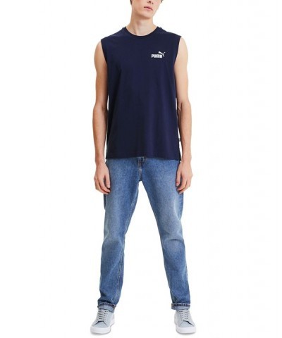 Men's Ess Sleeveless T-Shirt Blue $14.95 T-Shirts