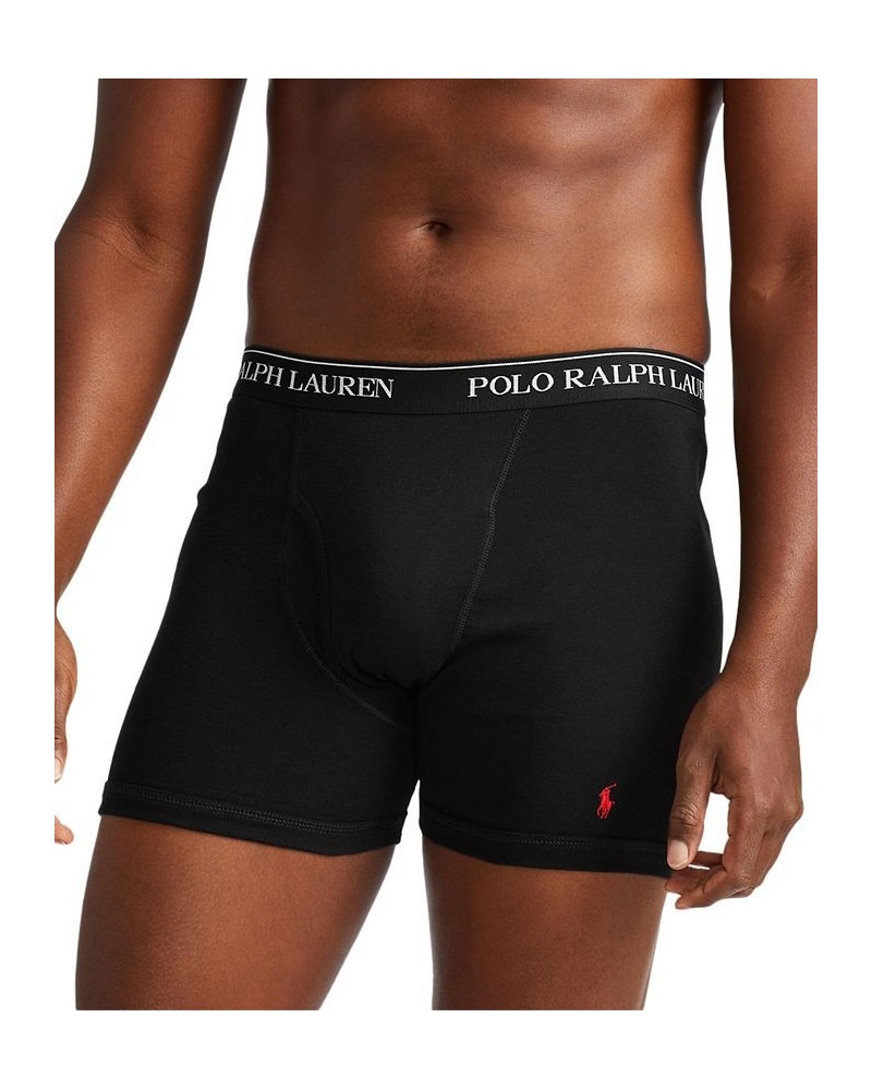 Men's Classic Cotton Boxer Briefs, 5-Pack Polo Black $32.78 Underwear