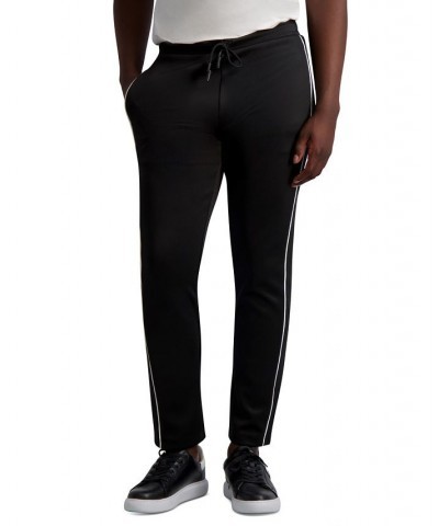 Men's Slim-Fit Scuba Track Pants Black $54.50 Pants