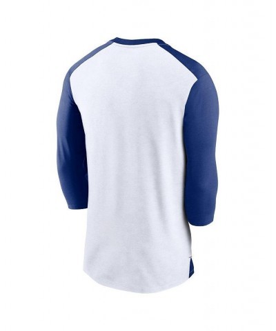 Men's White, Royal Los Angeles Dodgers Rewind 3/4-Sleeve T-shirt $22.00 T-Shirts