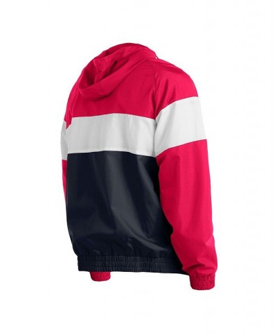 Men's Navy St. Louis Cardinals Raglan Quarter-Zip Hoodie $49.20 Sweatshirt