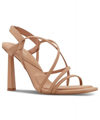 Amilia Strappy Dress Sandals Tan/Beige $37.80 Shoes