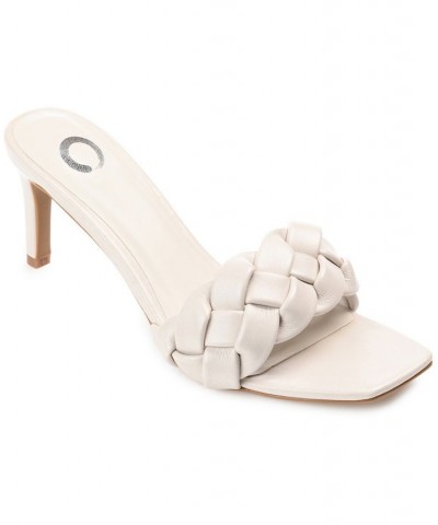 Women's Hattie Braided Sandals White $41.40 Shoes