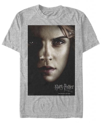 Harry Potter Men's Deathly Hallows Hermione Big Face Poster Short Sleeve T-Shirt $20.99 T-Shirts