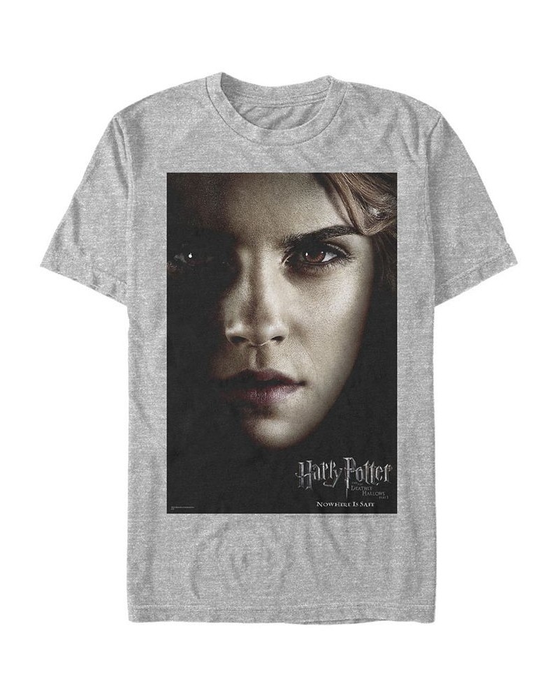 Harry Potter Men's Deathly Hallows Hermione Big Face Poster Short Sleeve T-Shirt $20.99 T-Shirts