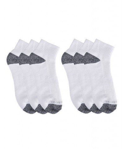 Men's Cushioned Quarter Crew Socks, Pack of 6 PD02 $10.00 Socks