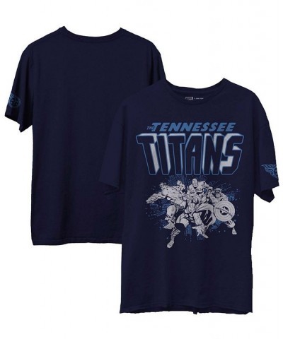 Men's Navy Tennessee Titans Marvel T-shirt $18.00 T-Shirts