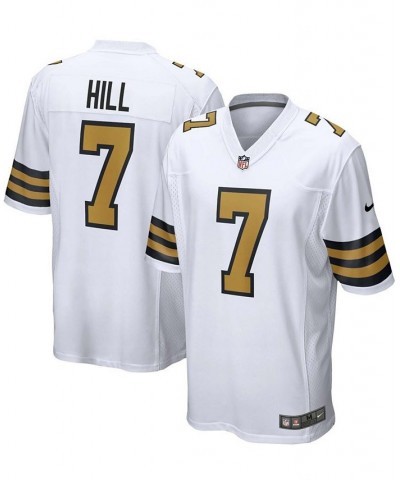 Men's Taysom Hill White New Orleans Saints Alternate Game Jersey $39.59 Jersey