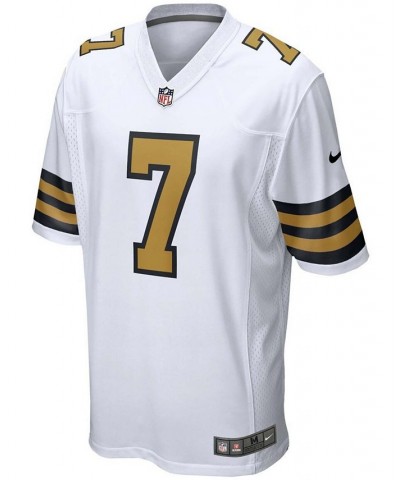 Men's Taysom Hill White New Orleans Saints Alternate Game Jersey $39.59 Jersey