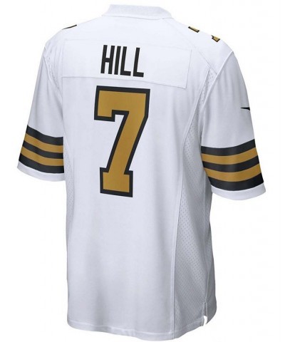 Men's Taysom Hill White New Orleans Saints Alternate Game Jersey $39.59 Jersey