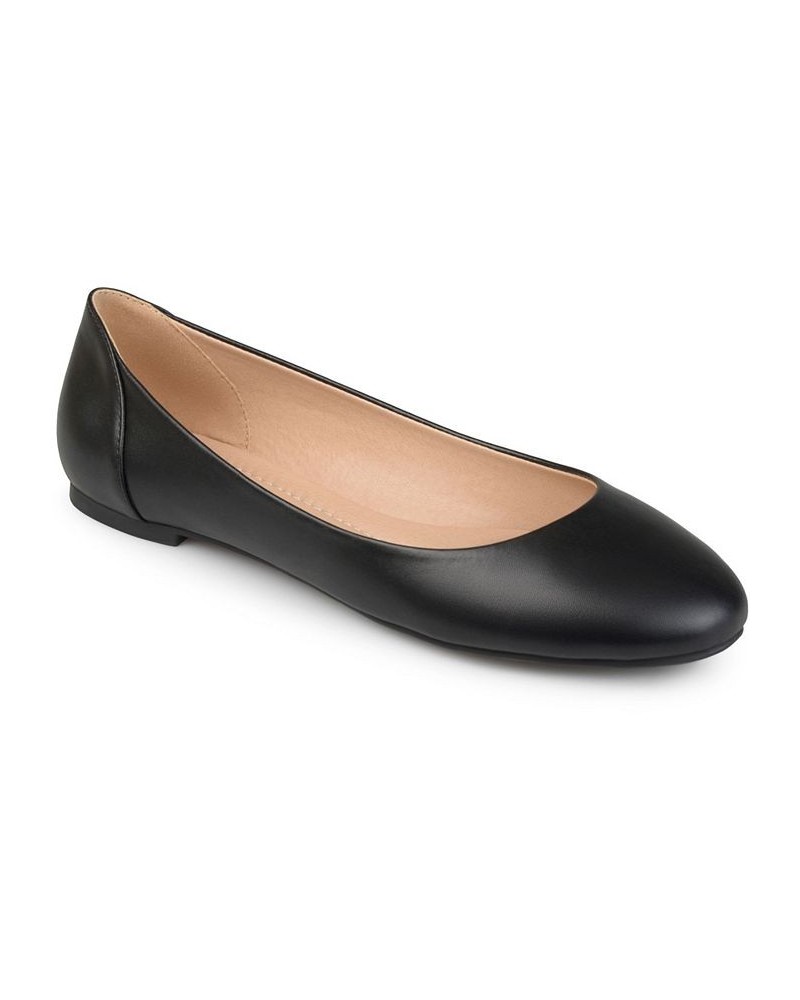 Women's Comfort Kavn Flats Black $36.80 Shoes