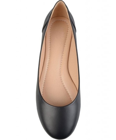 Women's Comfort Kavn Flats Black $36.80 Shoes