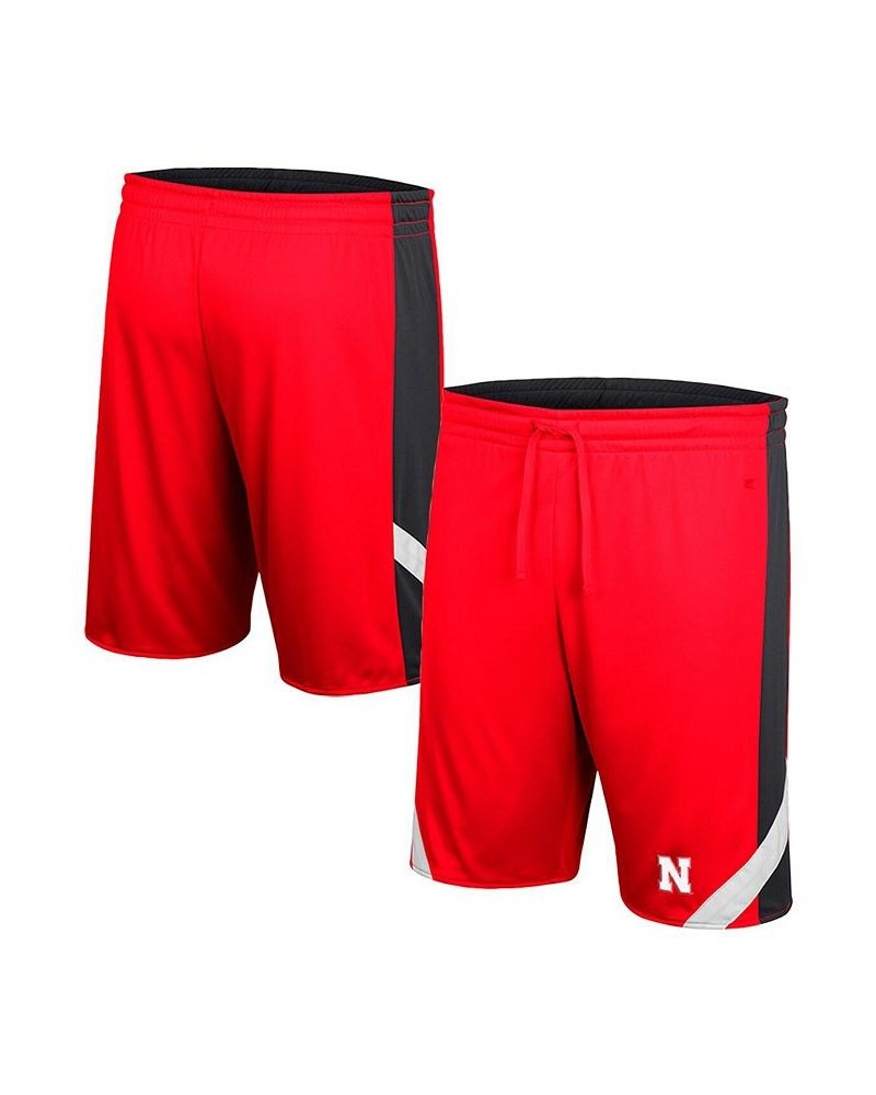 Men's Scarlet and Black Nebraska Huskers Am I Wrong Reversible Shorts $19.32 Shorts