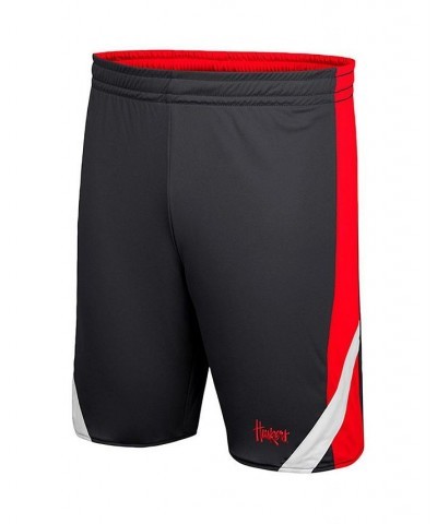 Men's Scarlet and Black Nebraska Huskers Am I Wrong Reversible Shorts $19.32 Shorts