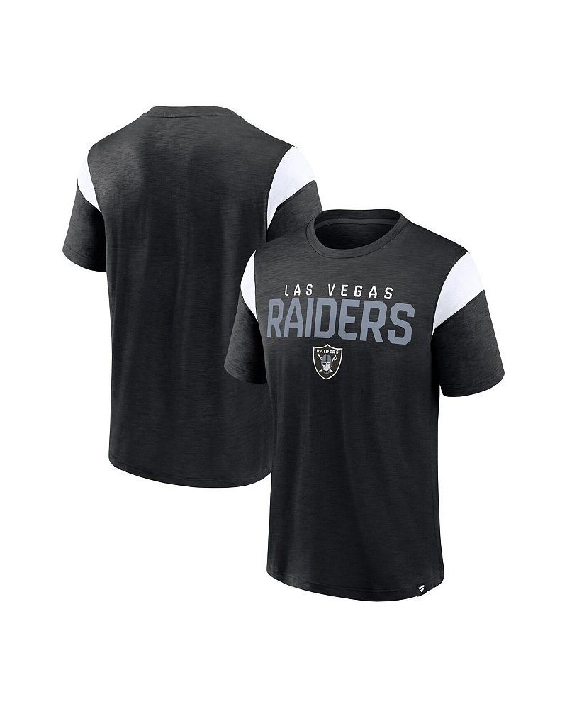 Men's Branded Black Las Vegas Raiders Home Stretch Team T-shirt $17.20 T-Shirts