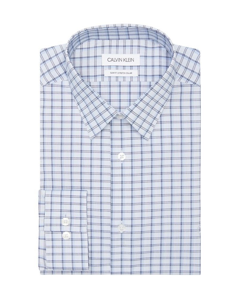 Men's Logo Slim Fit Dress Shirt, Online Exclusive Blue $35.70 Dress Shirts