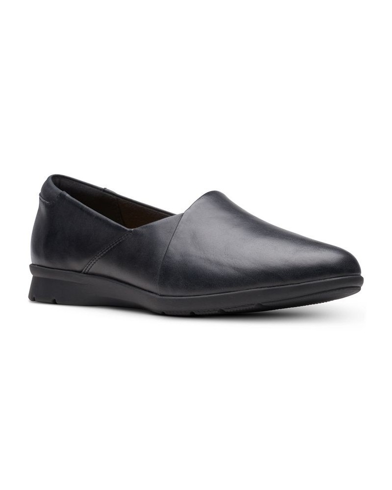 Women's Jenette Grace Slip-On Flats Black $34.00 Shoes