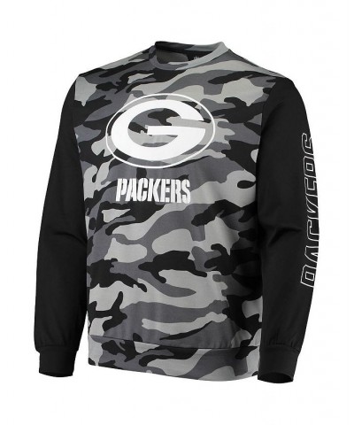 Men's Black Green Bay Packers Camo Long Sleeve T-shirt $31.89 T-Shirts