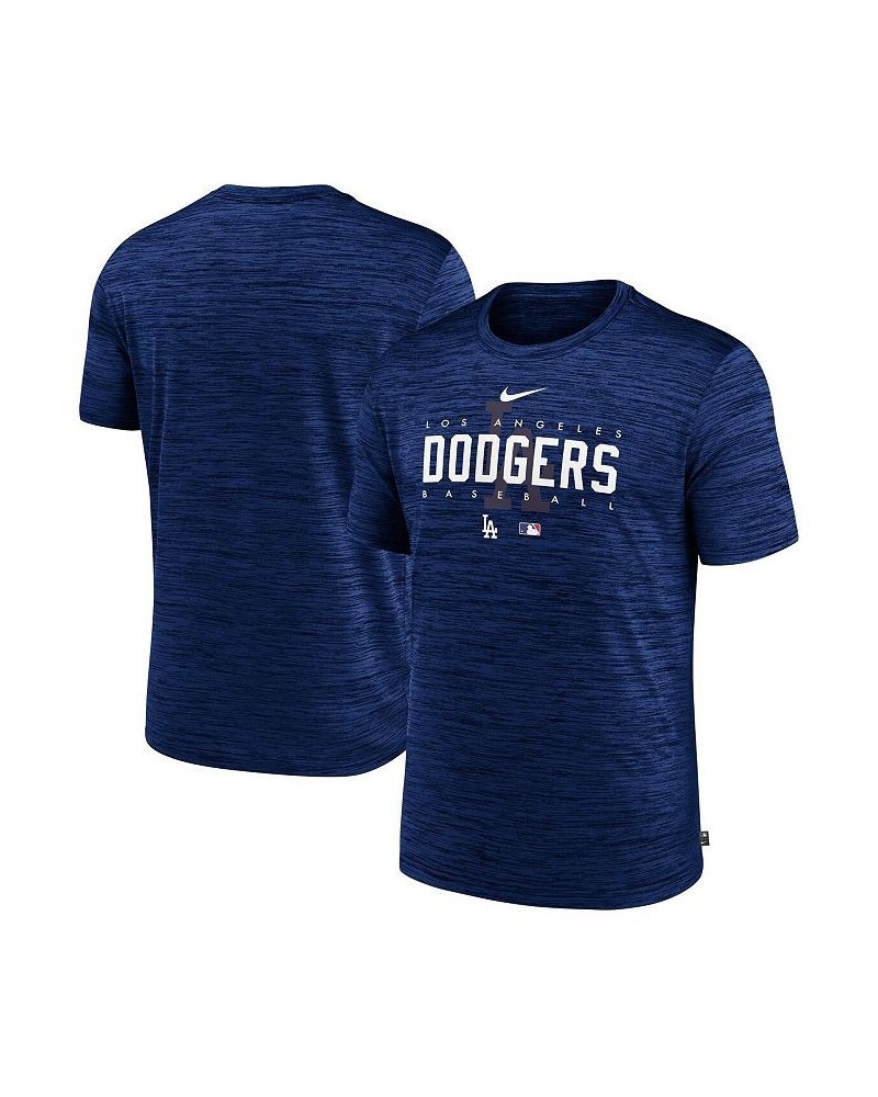 Men's Royal Los Angeles Dodgers Authentic Collection Velocity Performance Practice T-shirt $28.99 T-Shirts