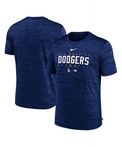 Men's Royal Los Angeles Dodgers Authentic Collection Velocity Performance Practice T-shirt $28.99 T-Shirts