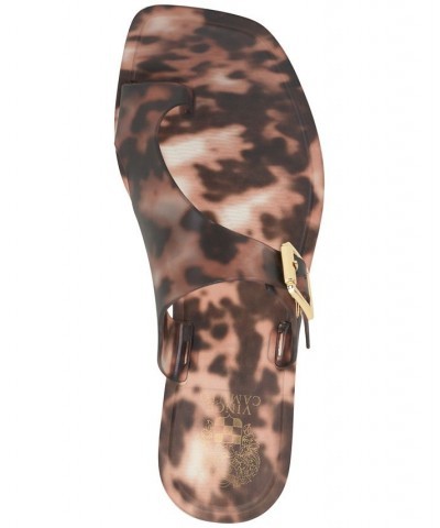 Jicarlie Slip-On Slide Jelly Sandals Brown $35.88 Shoes