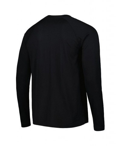 Men's Black Vanderbilt Commodores Spotlight Raglan Performance Long Sleeve T-shirt $28.70 T-Shirts